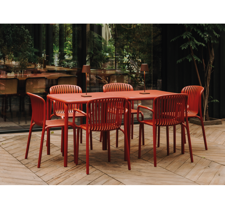 Обідній стіл BRENE Retro Red (FBRS888-3517U)2